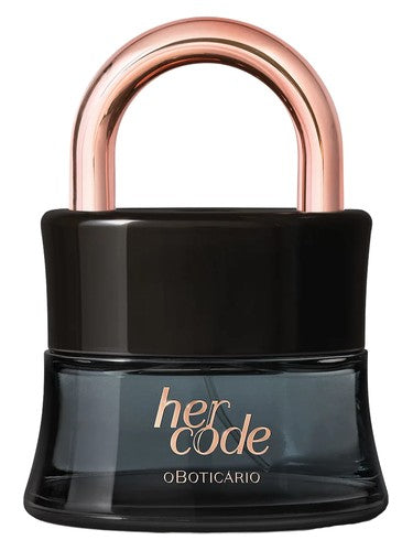 O Boticario Her Code fragrance bottle