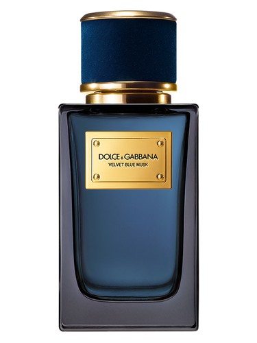 Dolce Gabbana Velvet Blue Musk fragrance bottle