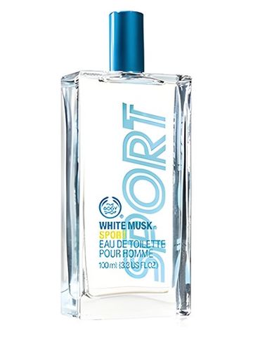 The Body Shop White Musk Sport fragrance bottle