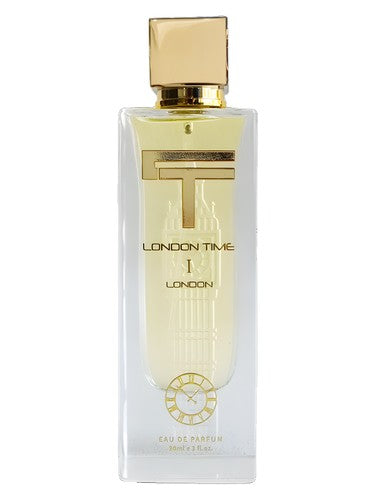 London Time I London fragrance bottle