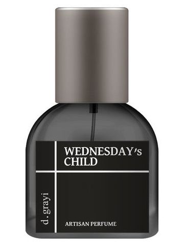 d grayi Wednesday's Child fragrance bottle