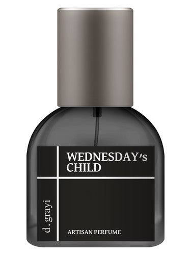 d grayi Wednesday's Child fragrance bottle