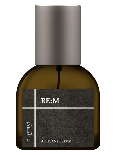 d grayi RE:M fragrance bottle