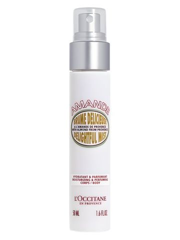 L Occitane en Provence Brume Délicieuse Amande Body Mist fragrance bottle