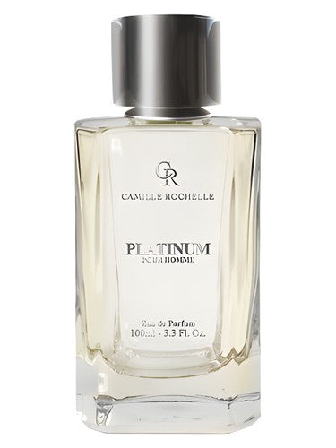 Camille Rochelle Platinum Pour Homme fragrance bottle