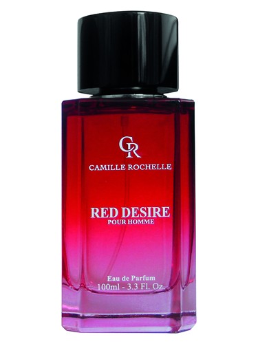 Camille Rochelle Red Desire Pour Homme fragrance bottle