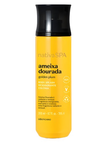 O Boticario Ameixa Dourada fragrance bottle
