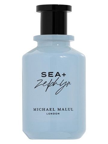Michael Malul London Sea + Zephyr fragrance bottle