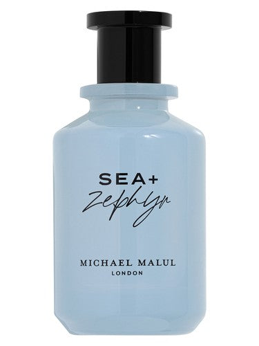 Michael Malul London Sea + Zephyr fragrance bottle