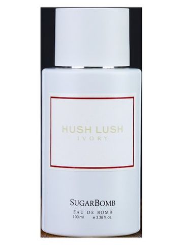 SugarBomb Hush Lush Ivory fragrance bottle