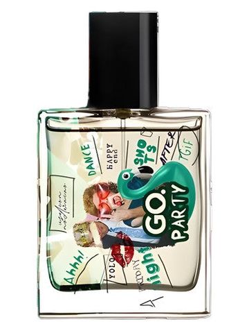 GO. GO. Party fragrance bottle