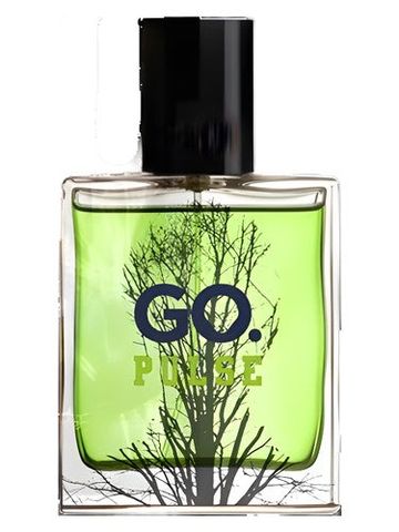GO. GO. Pulse fragrance bottle