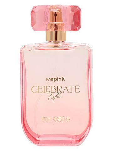 We Pink Celebrate Life fragrance bottle