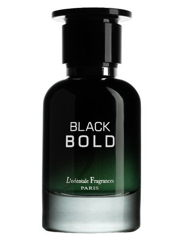 L'Orientale Fragrances Black Bold fragrance bottle