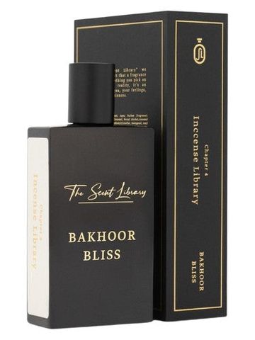 The Scent Library Bakhoor Bliss fragrance bottle