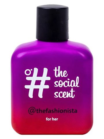 The Social Scent @thefashionista fragrance bottle