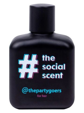 The Social Scent @thepartygoer fragrance bottle