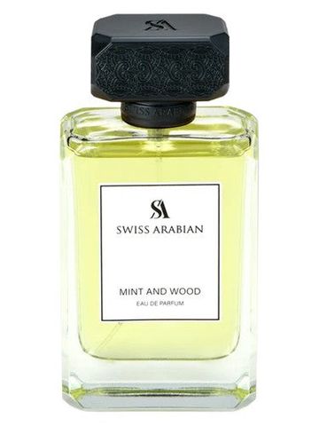Swiss Arabian Mint and Wood fragrance bottle