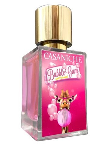 Casaniche Bubble Gum and Caramel fragrance bottle