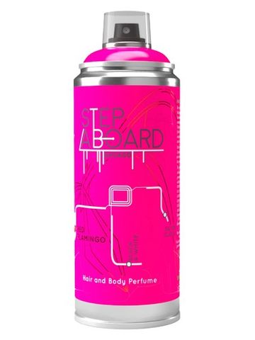 Step Aboard Red Flamingo fragrance bottle