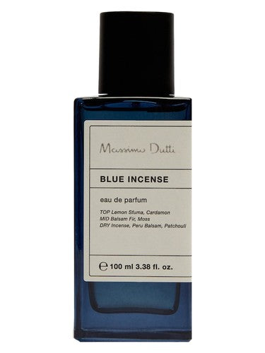 Massimo Dutti Blue Incense fragrance bottle