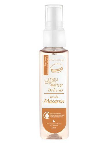 Água de Cheiro Meu Bem Estar Delícias Vanilla Macaron fragrance bottle