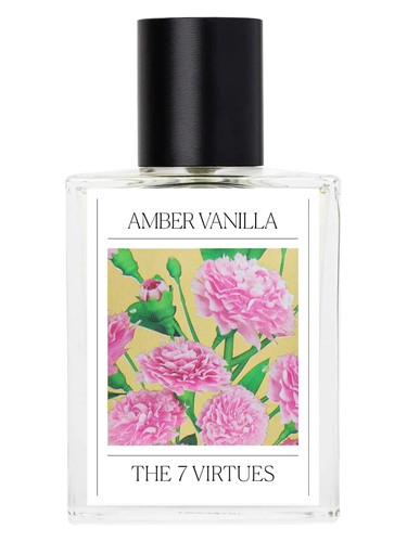 The 7 Virtues Amber Vanilla fragrance bottle