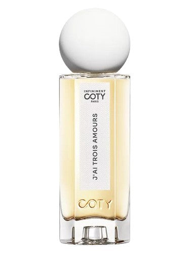Infiniment Coty Paris J'ai Trois Amours fragrance bottle