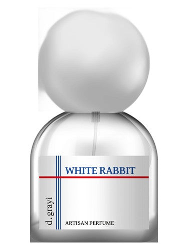 d grayi White Rabbit fragrance bottle