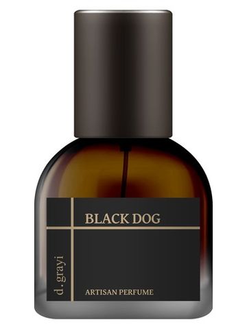 d grayi Black Dog fragrance bottle
