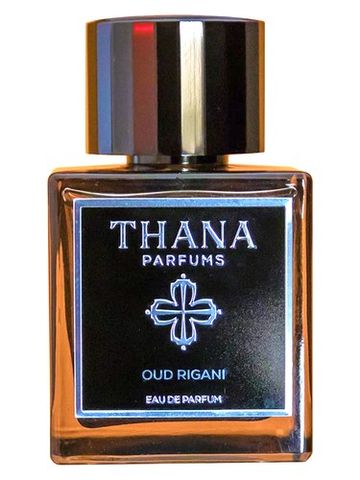 Thana Oud Rigani fragrance bottle