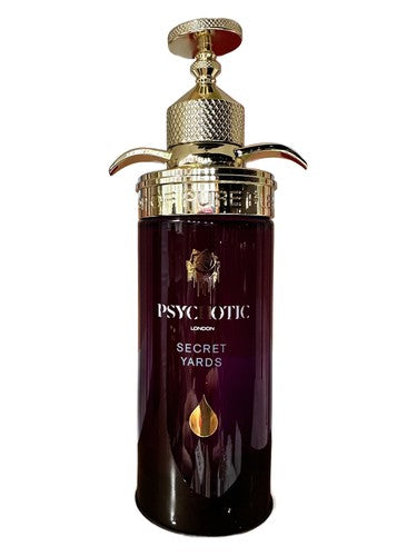 Psychotic London Secret Yards fragrance bottle