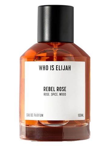 Who is Elijah Rebel Rose fragrance bottle