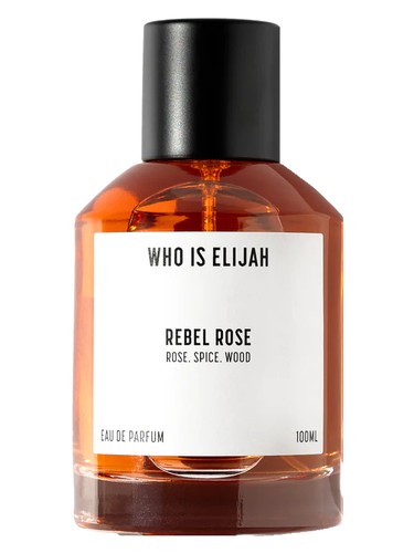 Who is Elijah Rebel Rose fragrance bottle