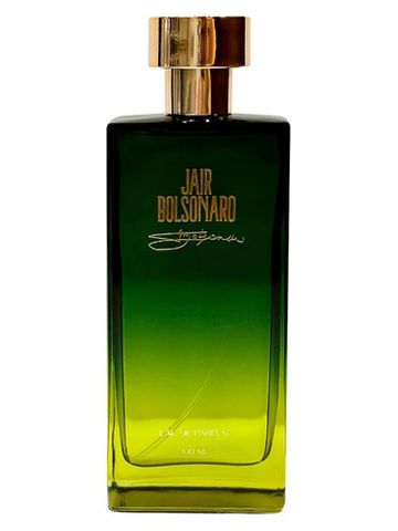 Agustin Fernandez Jair Bolsonaro fragrance bottle