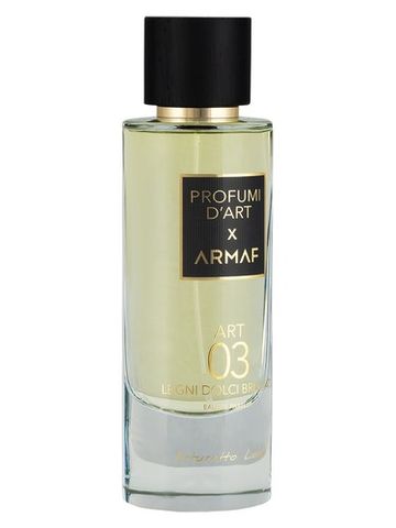 Profumi d'Art X Armaf Art 03 - Legni Dolci Bruciati fragrance bottle