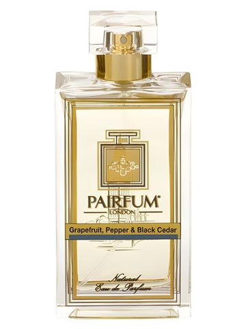 Pairfum London Grapefruit, Pepper & Black Cedar fragrance bottle