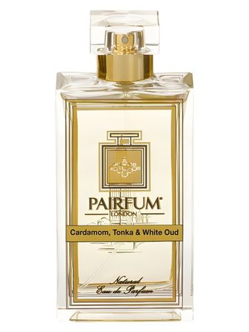 Pairfum London Cardamom, Tonka & White Oud fragrance bottle