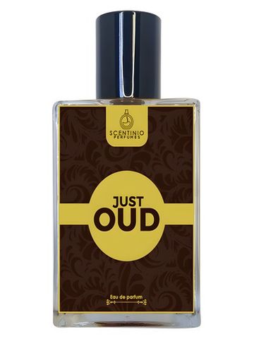 Scentinio Perfumes Just Oud fragrance bottle