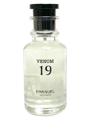Emanuel Dubai Venom 19 fragrance bottle