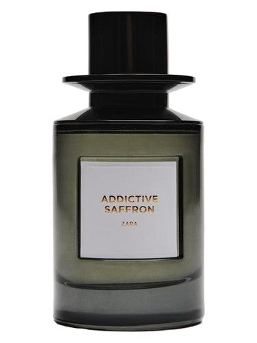 Zara Addictive Saffron fragrance bottle