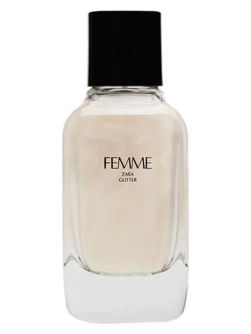 Zara Femme Glitter fragrance bottle