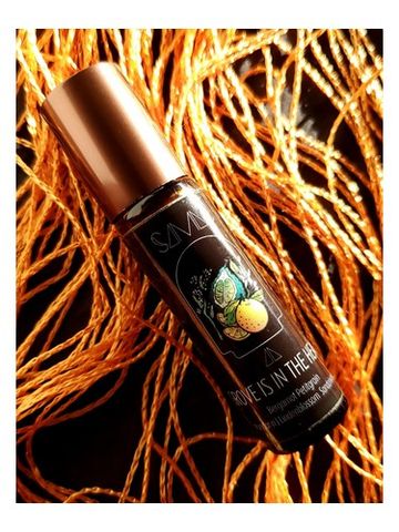 Samar Grove is in the Heart fragrance bottle
