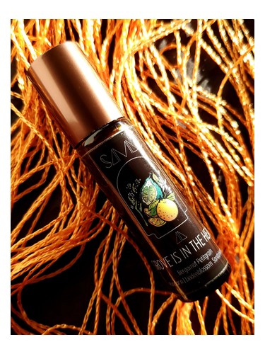 Samar Grove is in the Heart fragrance bottle
