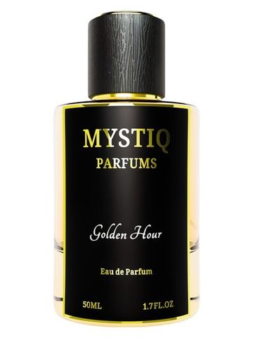 Mystiq Parfums Golden Hour fragrance bottle