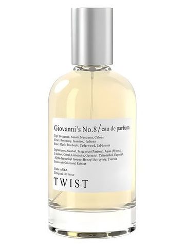 Twist Giovanni’s No.8 fragrance bottle
