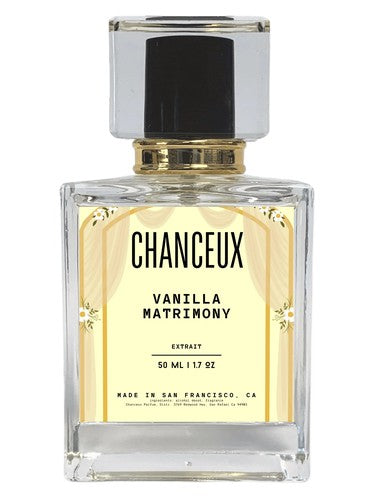 Chanceux Parfum Vanilla Matrimony fragrance bottle