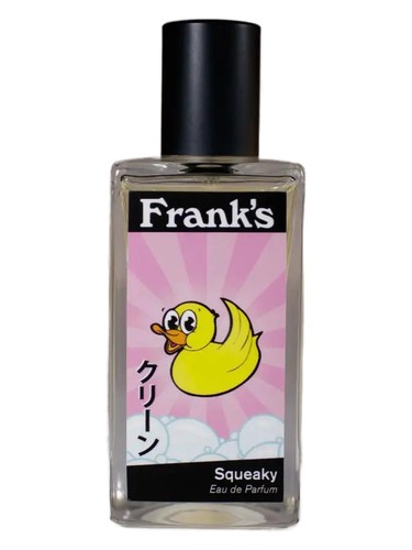Frank's Aromatics Squeaky fragrance bottle
