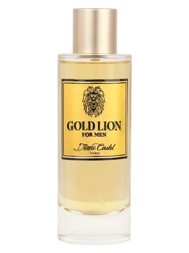 Diane Castel Gold Lion fragrance bottle