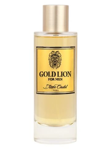 Diane Castel Gold Lion fragrance bottle